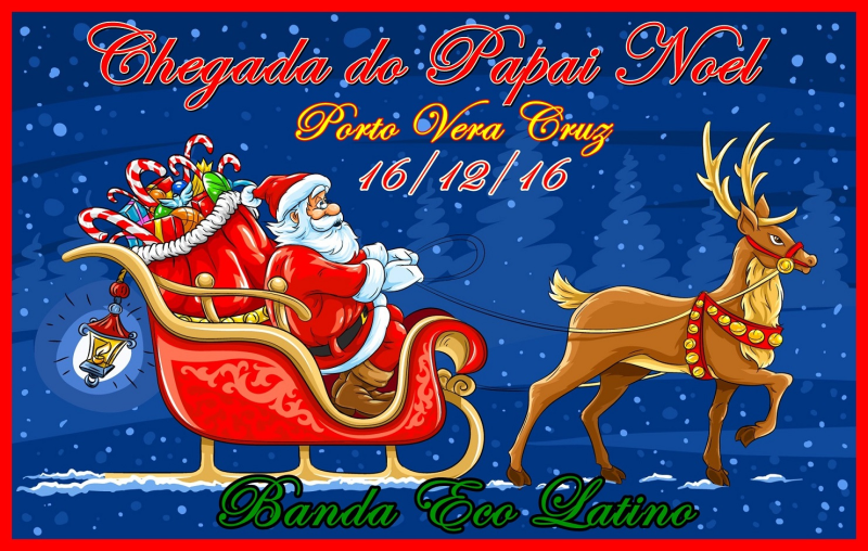 Chegada do Papai Noel será no dia 16 de dezembro!